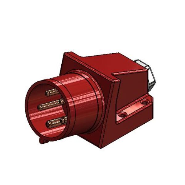 CEE PLUG 32-AMP/5P MALE WALL MOUNTED FASE-EX.