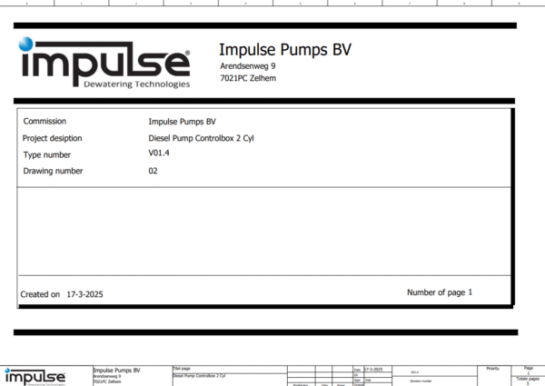 V07.42_03 Diesel Pump Controlbox SIP Pumps Standard (Plus) High-Low - Wiring Diagram